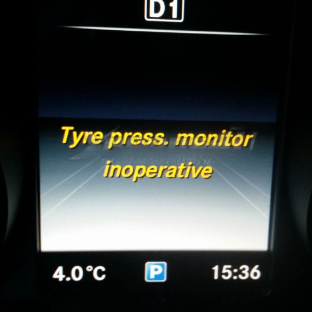 How do you fix a Tire Pressure Monitor Inoperative Mercedes
