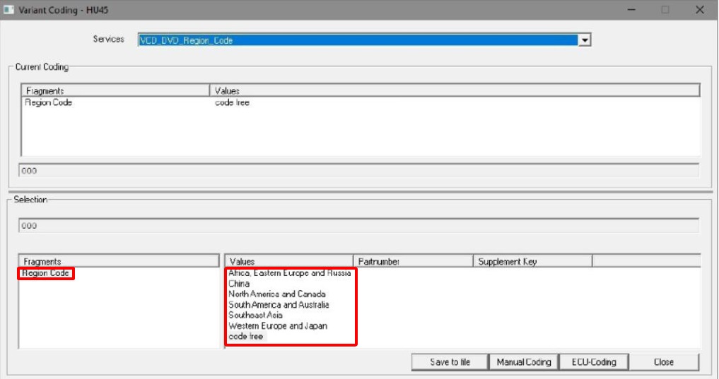 how to change Region Code on DVD Player​