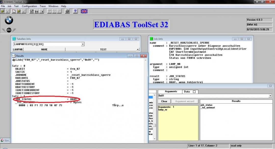 BMW FRM short circuit reset 4