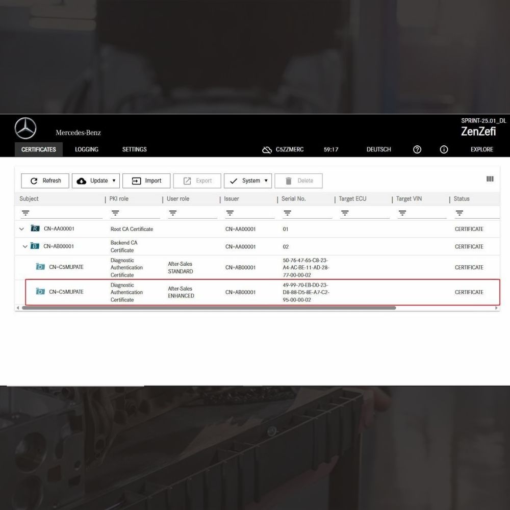 New Mercedes Car Coding Solution with ZenZefi certificate for DTS Monaco 9.02