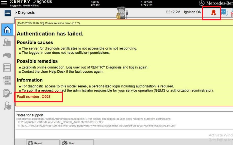 Xentry Certificate 2