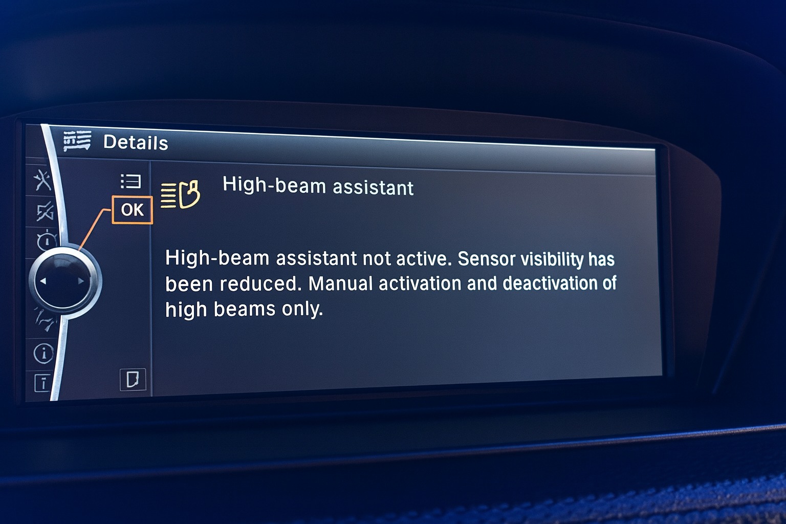 activate bmw high beam assist 2
