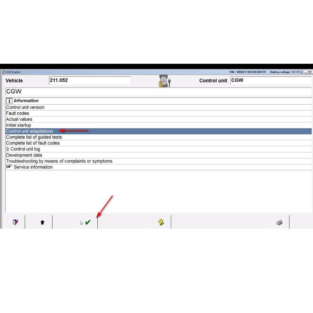 How to Program Central Gateway Control Unit Mercedes W211 Offline with DAS