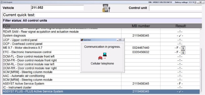 How to Programming Central Gateway offline with DAS on Mercedes W211 1