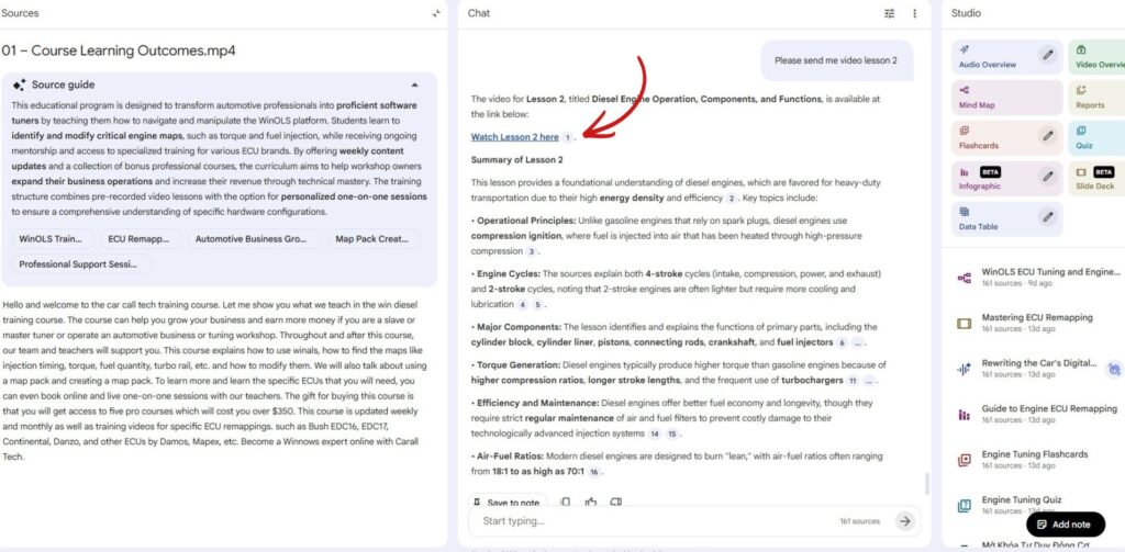 Dedicated Video for Every Lesson