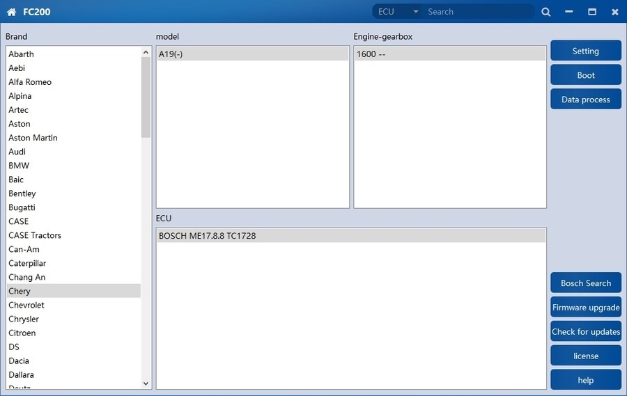 FC200 ECU Programmer 9