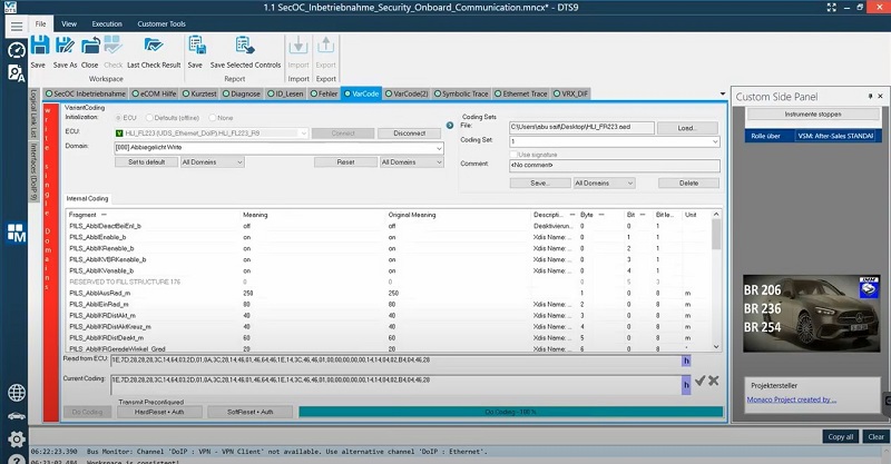 Mercedes-Benz Headlight Programming 5