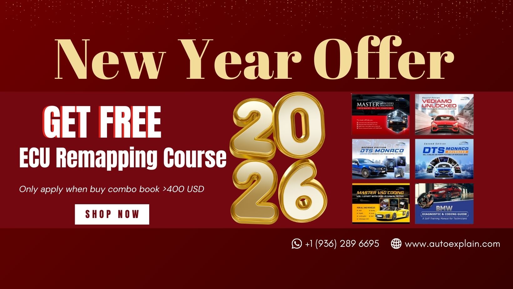 NEW YEAR OFFER AutoExplain Banner