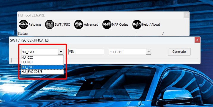 FSC Generation with HU TOOL 2.6 3