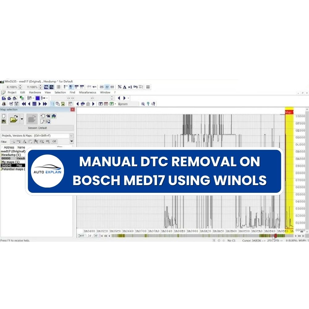 Manual DTC Removal on Bosch MED17 using WinOLS