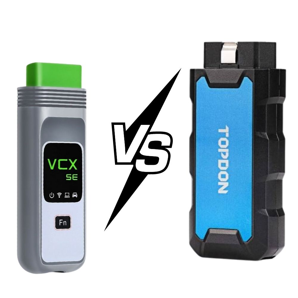 Topdon Rlink X7 and VCX SE Comparison