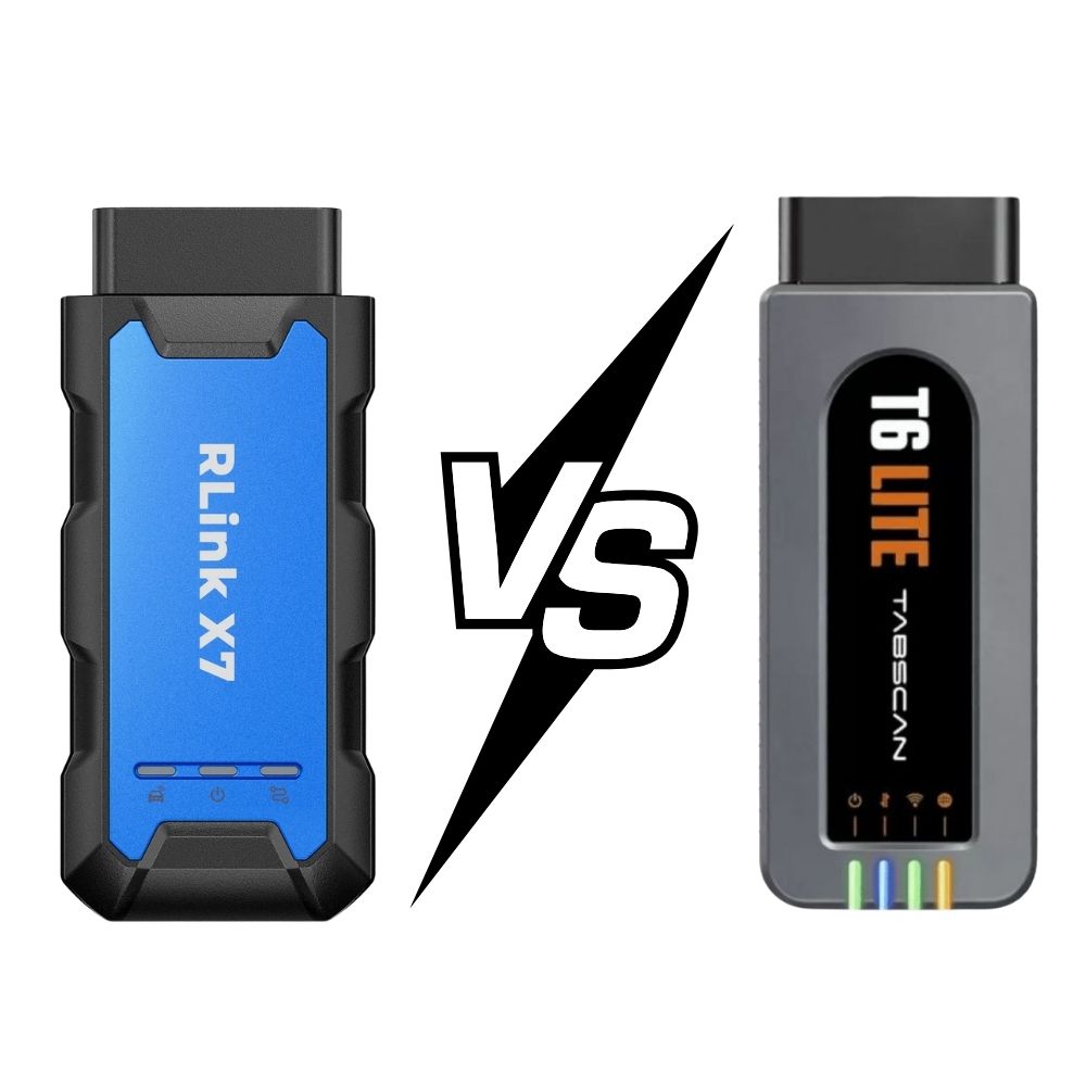 Topdon Rlink X7 vs Tabscan T6 Lite Comparison